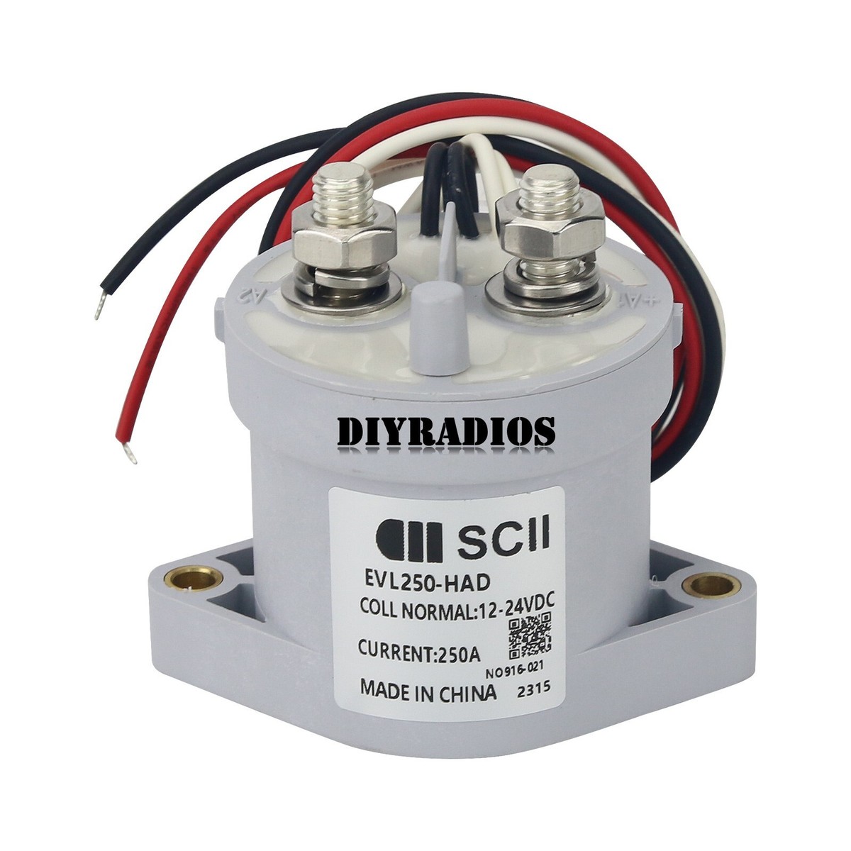 SCII EVL250 Serie DC-Schütz Lastspannung 900 VDC 250 A Spulenspannung 9-36 VDC