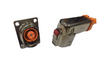 Amphenol HVMC1P12FV 1-polige Hochspannungs-800-VDC-EV-Metallsteckverbinder mit HVIL