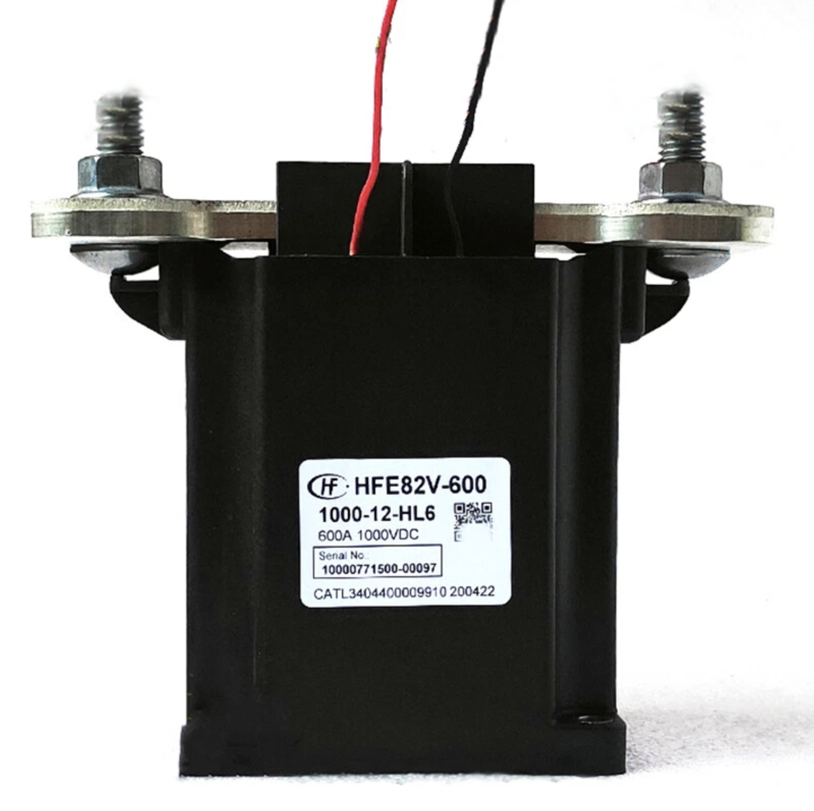 Hongfa DC-Relais HFE82V-600 Serie Schützlastspannung 750/1000 Vdc 600A Spulenspannung 12/24 Vdc