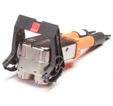 Amphenol HVMC2P12 2-polige Hochspannungs-1000-VDC-EV-Metallsteckverbinder mit HVIL