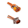 Amphenol HVMC2P24FS 2-polige Hochspannungs-1000-VDC-EV-Metallsteckverbinder mit HVIL