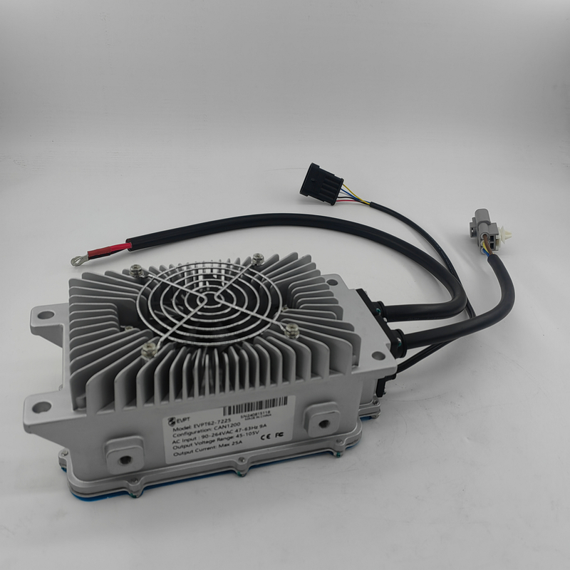 On-Board-Ladegerät OBC 2 kW, optional, tragbar, Nennleistung 48 V, 72 V, 108 V, 144 V, 320 V, CANBUS-Steuerung oder Aktivierung der Verkabelung