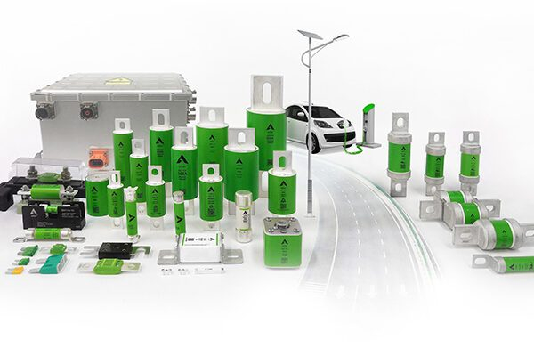Alder AE2-Serie 500 VDC 10–50 A Hochspannungssicherung für EV HEV